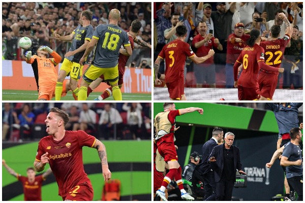FINALJA! Roma e Mourinhos shkruan historinë në Tiranë, Zaniolo i jep trofeun e parë të Ligës së Konferencës
