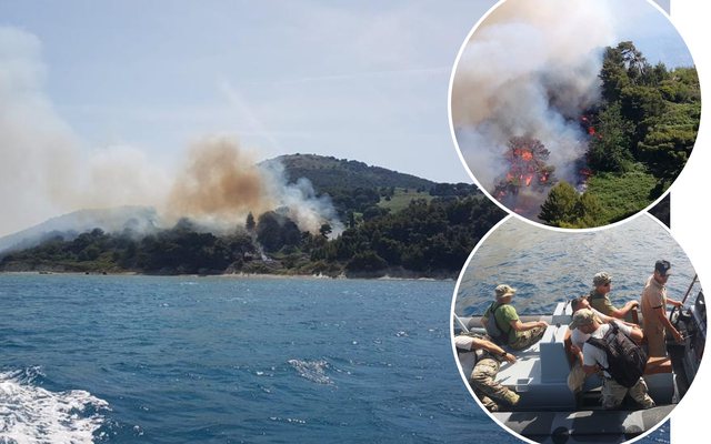 ZJARRI NË SAZAN/ Në rrezik municionet e pashpërthyera në një repart ushtarak
