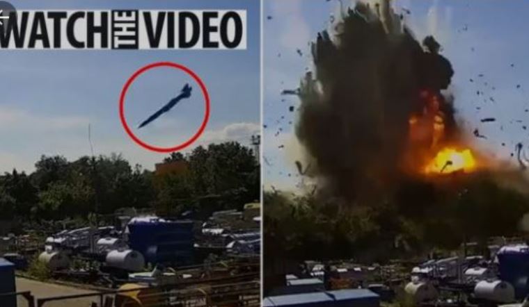 PAMJET TRONDITËSE/ Publikohet momenti kur raketa ruse godet qendrën tregtare në Ukrainë, gjithçka përfshihet nga flakët në pak sekonda
