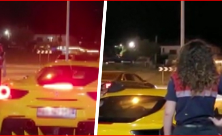 POLICIA E ELBASANIT E GJITHA NË KËMBË/ Në ndjekje të mjetit ku udhëtojnë persona të rrezikshëm, kap “padashje” një Ferrari