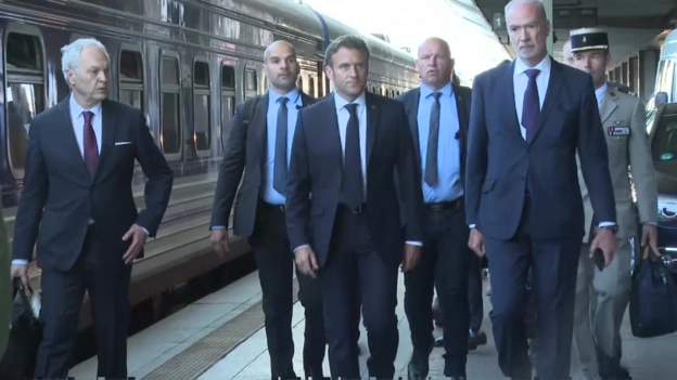 FLET NGA KIEVI/ Macron: Vizita në Ukrainë është mesazh i unitetit evropian