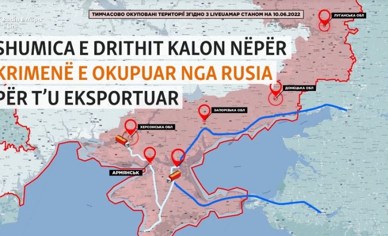 PUBLIKOHEN PAMJET SATELITORE/ Shihni si po e çon Rusia në Siri drithin e vjedhur në Ukrainë (VIDEO)