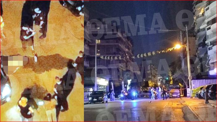 DEL VIDEO/ Të shtëna e britma, momenti i përplasjes së shqiptarit me armë në Athinë