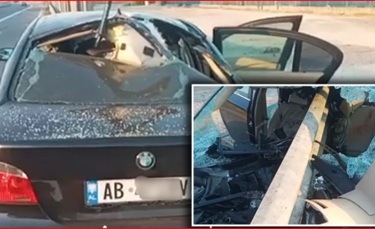 AKSIDENT I FRIKSHËM NË MILOT-THUMANË/ Trafikndarësja çan në dysh mjetin, shoferi në gjendje të rëndë