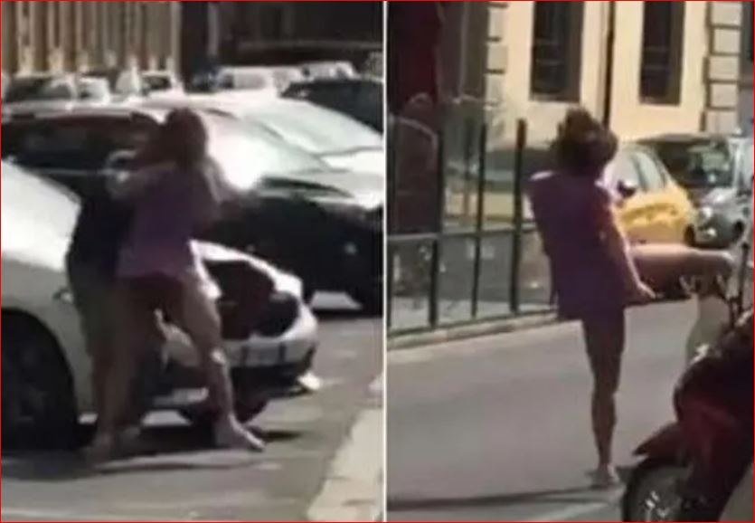 PAMJET VIRALE/ Një zonjë masakron me teknika të arteve marciale hajdutin që tentoi t’i grabiste çantën në rrugë