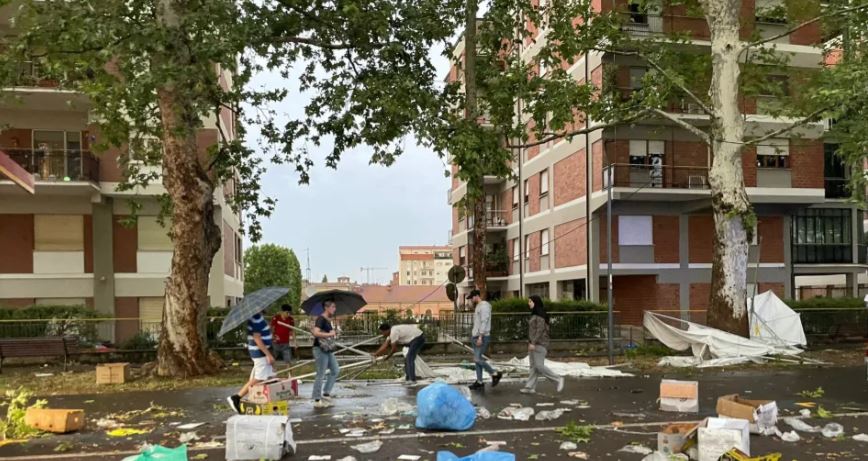 MOTI I KEQ NË ITALI/ Tornado merr gjithçka që del përpara, vdes një person
