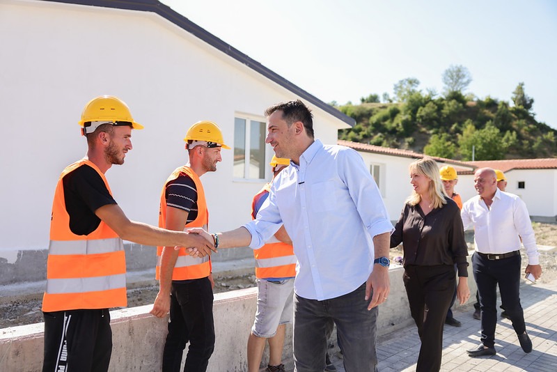 RINDËRTIMI/ Veliaj dhe Krifca në Baldushk: Me lagjet e reja në mbyllim me sukses rindërtimin në zonat rurale, treguam…