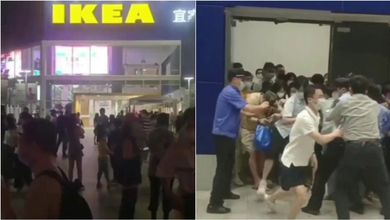 SKENA PANIKU/ Një person del pozitiv në qendrën tregtare në Shangai, njerëzit vrapojnë për të shmangur karantinën (VIDEO)