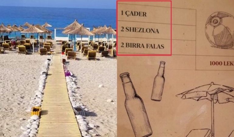 E BESONI DOT? Pushuesi nga Drimadhes: Gjeta çadra me shezlongë dhe dy birra falas… 10 mijë lekë