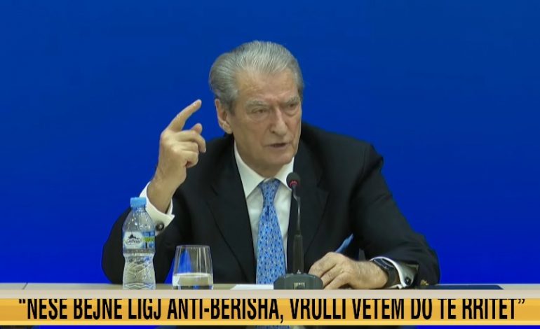 SFIDON kreu i PD: Nëse do bëjnë një ligj anti-Berishë, ta provojnë, por hovi do të rritet