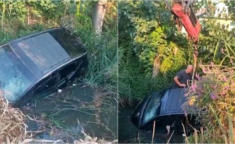 PRAG TRAGJEDIE NË LEZHË/ Makina përmbyset dhe zhytet në kanalin 1.5 metër të thellë, kalimtari… (VIDEO)
