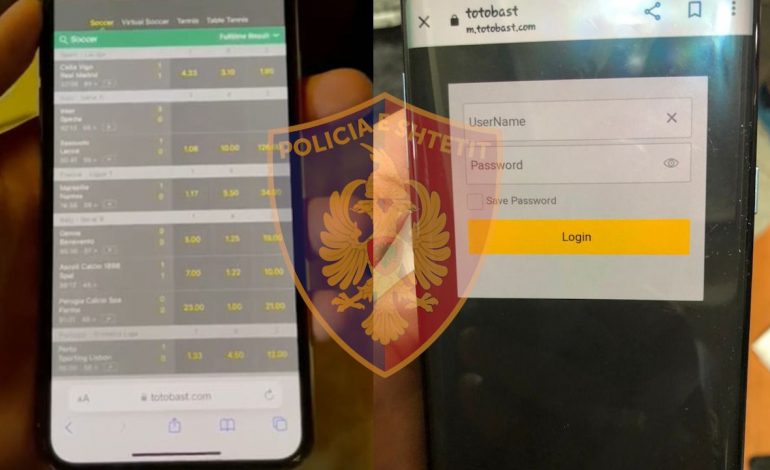 EMRAT/ Përshtatën lokalin për përdorimin e lojërave të fatit, arrestohen dy persona në Tiranë