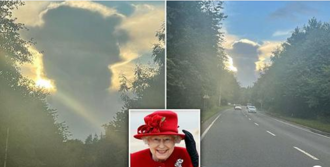 FOTOT E BRITANIKES BËHEN VIRALE/ Reja në formën e Mbretëreshës Elizabeth shfaqet në qytetin anglez disa orë pas vdekjes së saj