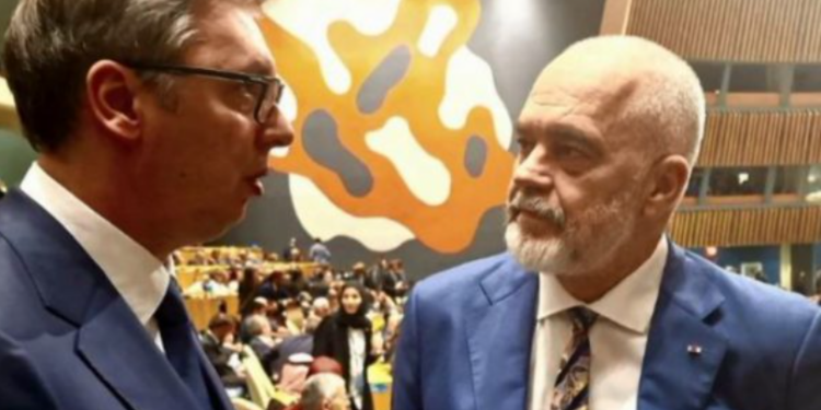 TAKOHET ME RAMËN NË OKB/ Vuçiç: Një përshëndetje e shkurtër me mikun tim, për të bërë plane…