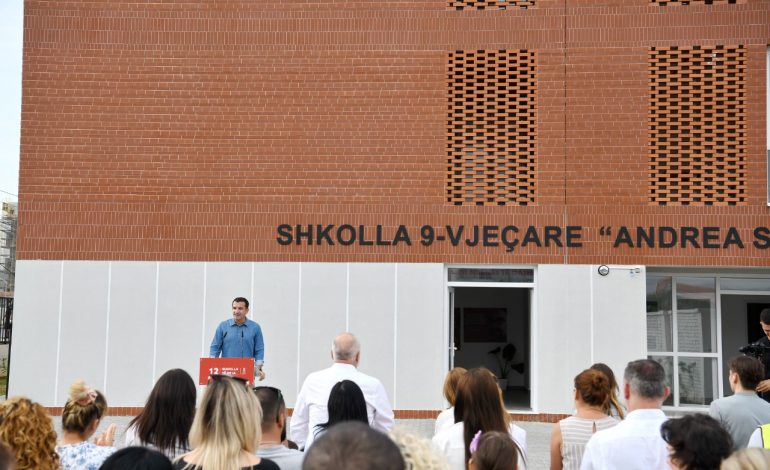 PËRUROHET SHKOLLA E RE “ANDREA STEFANI”/ Veliaj: Tirana e mbyll këtë mandat me 40 shkolla të reja