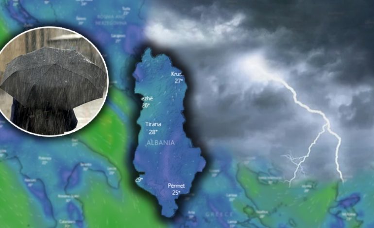 ULEN TEMPERATURAT/ Pasdite priten rrebeshe në këto zona, parashikimi i motit