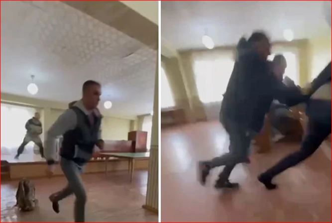 “ASKUSH S’DO SHKOJË NË LUFTË”/ Rusëve iu ka ardhur në “majë të hundës” me Putin, 25-vjeçari masakron me grushte rekrutuesin e Kremlinit