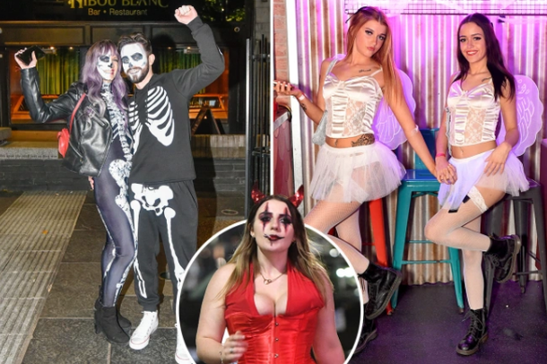 KOSTUME TË FRIKSHME, SEKSI DHE PROVOKUESE”/ Festa e “çmendur” e të rinjve për Halloween (FOTO)