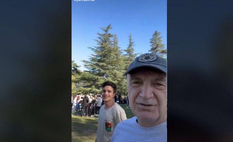 VIDEOLAJM/ Pas konfirmimit në krye të PL-së Meta larg zhurmës së politikës, shfaqet në natyrë mes të rinjve