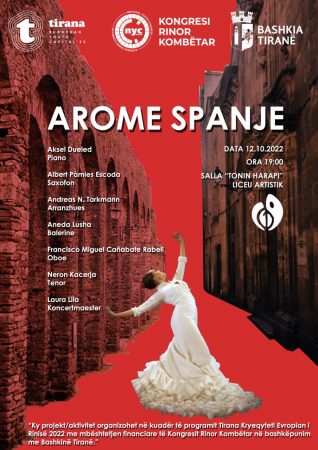 “AROMË SPANJE”/ Koncerti i veçantë nën tingujt spanjollë plot ritëm