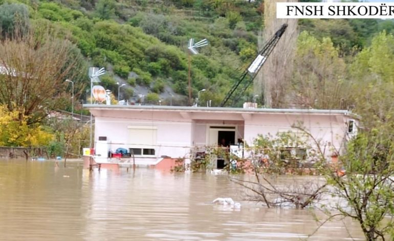 PAMJET/ Të izoluar nga uji brenda në banesë, policia evakuon dy familje në Shkodër