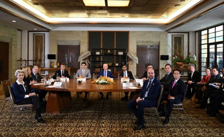 G20/ Kërkohet “tërheqja e pakushtëzuar e Rusisë nga territoret e Ukrainës”