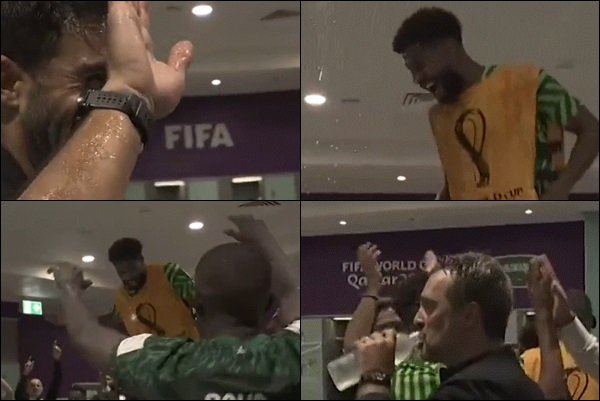 PIKANTE NGA BOTËRORI/ Fitorja ndaj Argjentinës, shihni çfarë bëjnë lojtarët e Arabisë Saudite në dhomat e zhveshjes