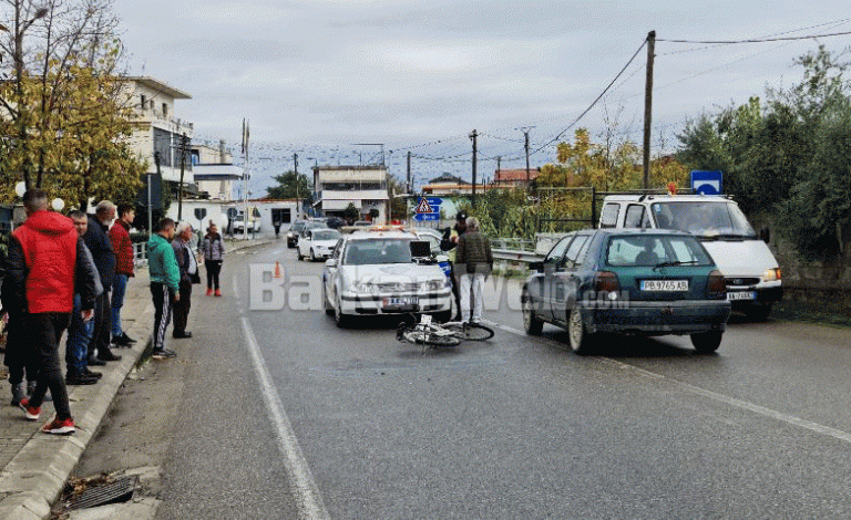 PAMJET/ Makina me targa të huaja përplas biçikletën, një i plagosur në Cërrik