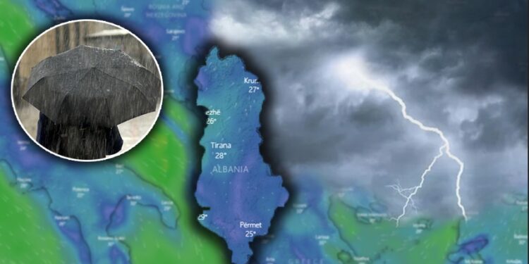 PERKEQËSIMI I KEQ/ Stuhi në të gjithë vendin, ja çfarë parashikohet për ditën e martë