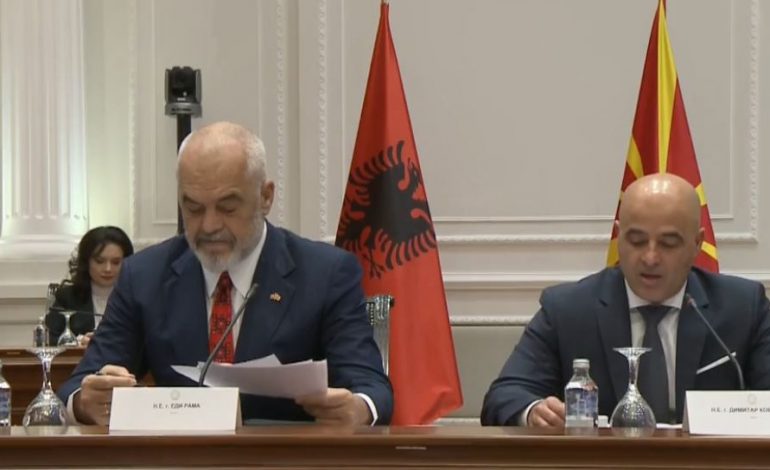 NIS MBLEDHJA E DY QEVERIVE/ Kovaçevski: Marrëdhëniet tona, shembull i fqinjësisë së mirë. Anëtarësimi në BE…