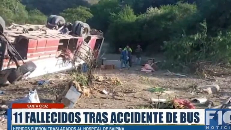 E RËNDË/ Autobusi del nga rruga në Bolivi, humbin jetën 11 pasagjerë dhe plagosen 23 të tjerë