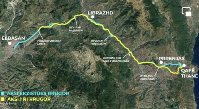 PUBLIKON PAMJET/ Rama: Si do të tranformohet aksi rrugor Elbasan-Qafë Thanë