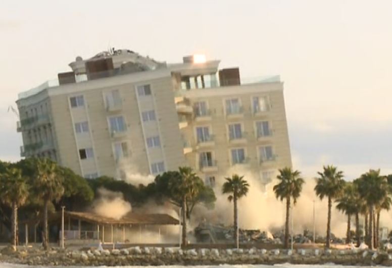 70 KILOGRAM EKSPLOZIV/ Ja momenti kur IKMT hedh në erë “Prestige Resort” (VIDEO)