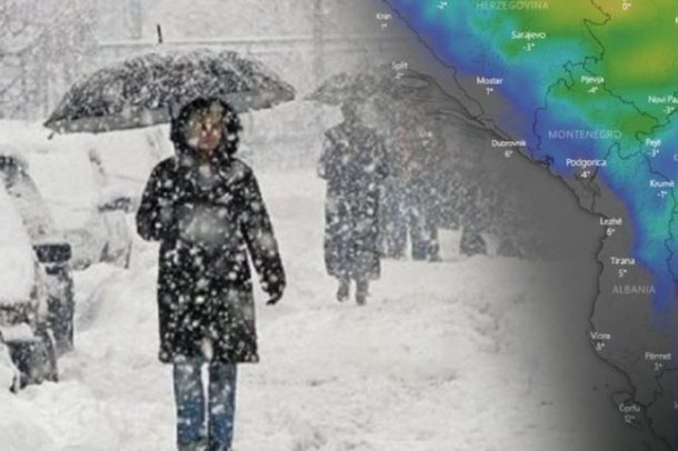 BËHUNI GATI/ Vjen dimri i vërtetë në Shqipëri, rikthehet bora, temperaturat shkojnë në…