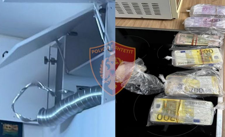 ARRESTIMI I NËNË E BIR/ Policia sekuestron sot mbi 400 mijë euro, dollarë dhe florinj, ja ku i kishin fshehur