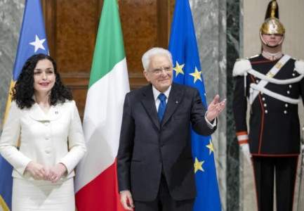 TAKIM ME HOMOLOGUN ITALIAN/ Presidentj Osmani: Na bashkon orientimi i përbashkët për paqe dhe demokraci