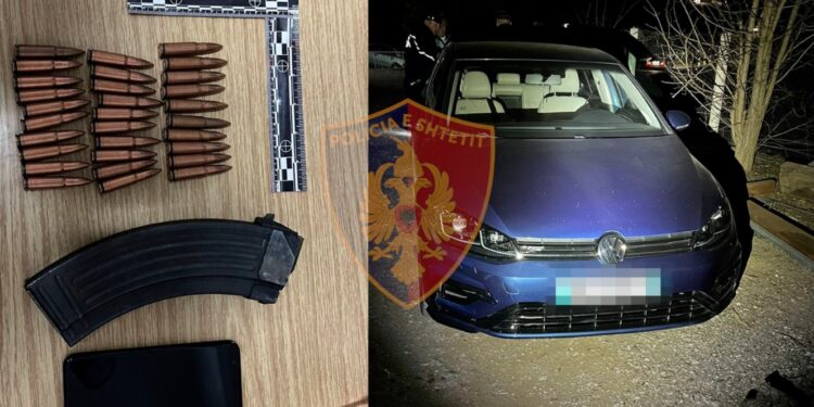 MASKA DHE FISHEKE NË MAKINË/ I ikin policisë në Klos, shpallen në kërkim 4 të rinjtë nga Tirana