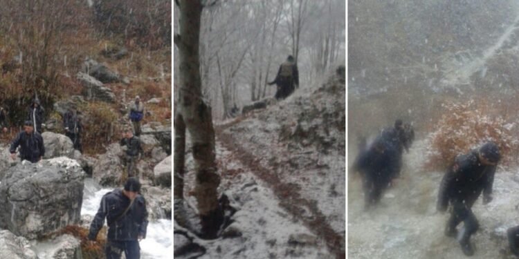 LAJM I MIRË/ U bllokuan në dëborë, shpëtohen pas disa orësh 5 të rinjtë në Fushë të Zezë