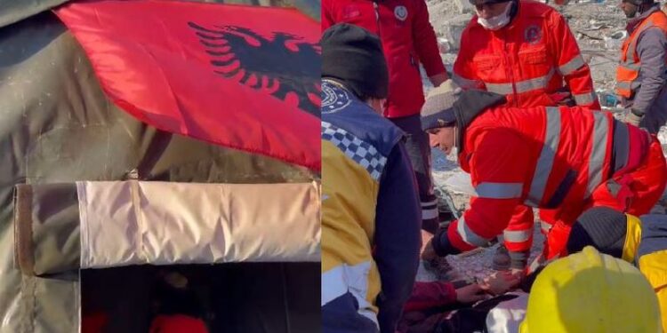 MREKULLIA NË TURQI! Më shumë se 100 orë nën rrënojat e tërmetit, mjeku i ekipit shqiptar shpëton të riun e bllokuar