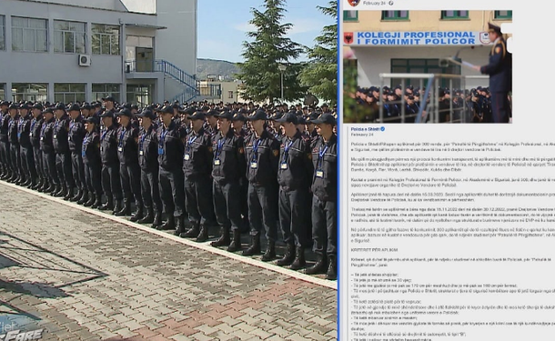 SHKOLLA E POLICISË/ “Përjashtohen” kandidatët mbi 30 vjeç, skualifikohen ekselentët