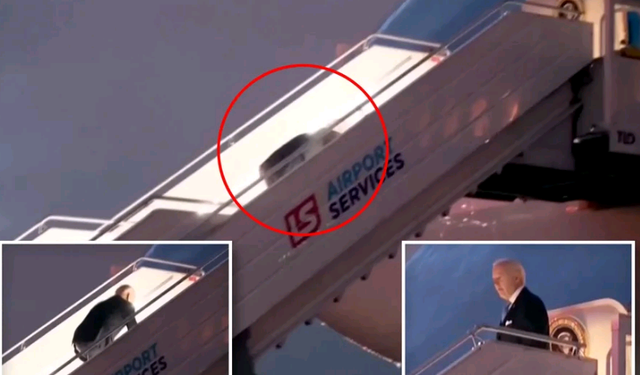 PAMJET/ Presidenti amerikan, Joe Biden rrëzohet sërish teksa ngjit shkallët e avionit