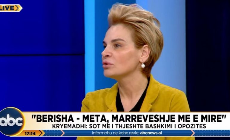 14 MAJI/ Kryemadhi: Marrëveshja e opozitës është bërë nga “dy burra shteti”
