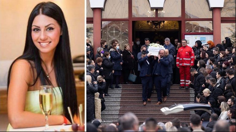 E TRISHTË/ Zi pa fund në varrimin e 34-vjeçares Athena e cila vdiq nga përplasja e trenit