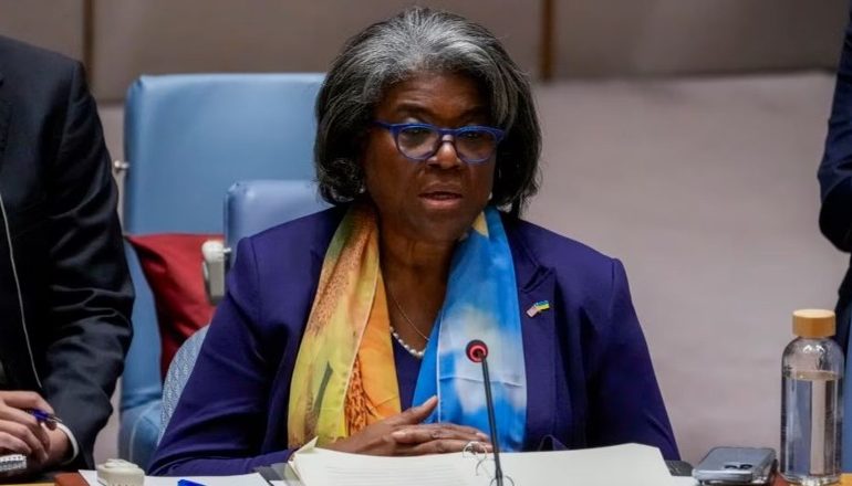 THIRRJA e ambasadores së SHBA-së në OKB Thomas-Greenfield: Të zbatohet sa më shpejt marrëveshja Kosovë-Serbi