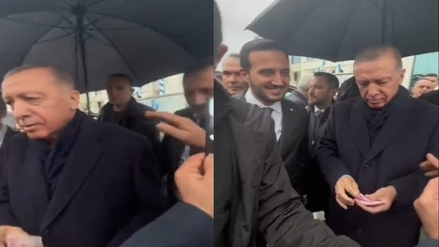 NË PRAG TË ZGJEDHJEVE/ Shikoni çfarë bën Erdogan, nxjerr tufën me para dhe ua shpërndan njerëzve (VIDEO)