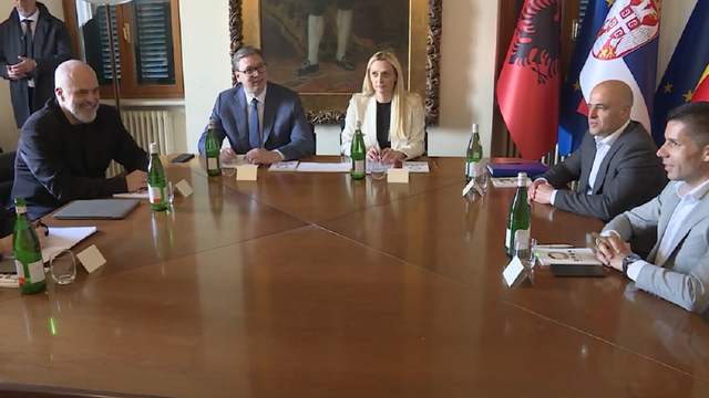 BALLKANI I HAPUR/ Rama, Vuçiç dhe Kovaçevski takohen në Veneto të Italisë