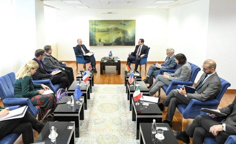 ZBATIMI I MARRËVESHJES SË OHRIT/ Kurti pret në takim ambasadorët e vendeve të QUINT-it