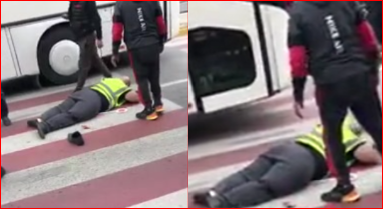 PAMJET/ Aksident në Tiranë, “polici vullnetar” përplaset nga kamioni, drejtuesi ia mbath