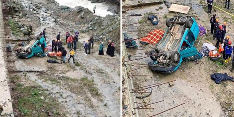 AKSIDENT I FRIKSHËM NË TURQI/ Makina bie në përrua, 4 të vdekur, 1 i plagosur rëndë