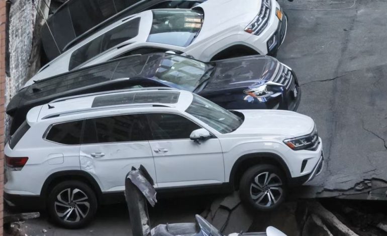 E RËNDË/ Shembet parkingu në New York, humb jetën një person